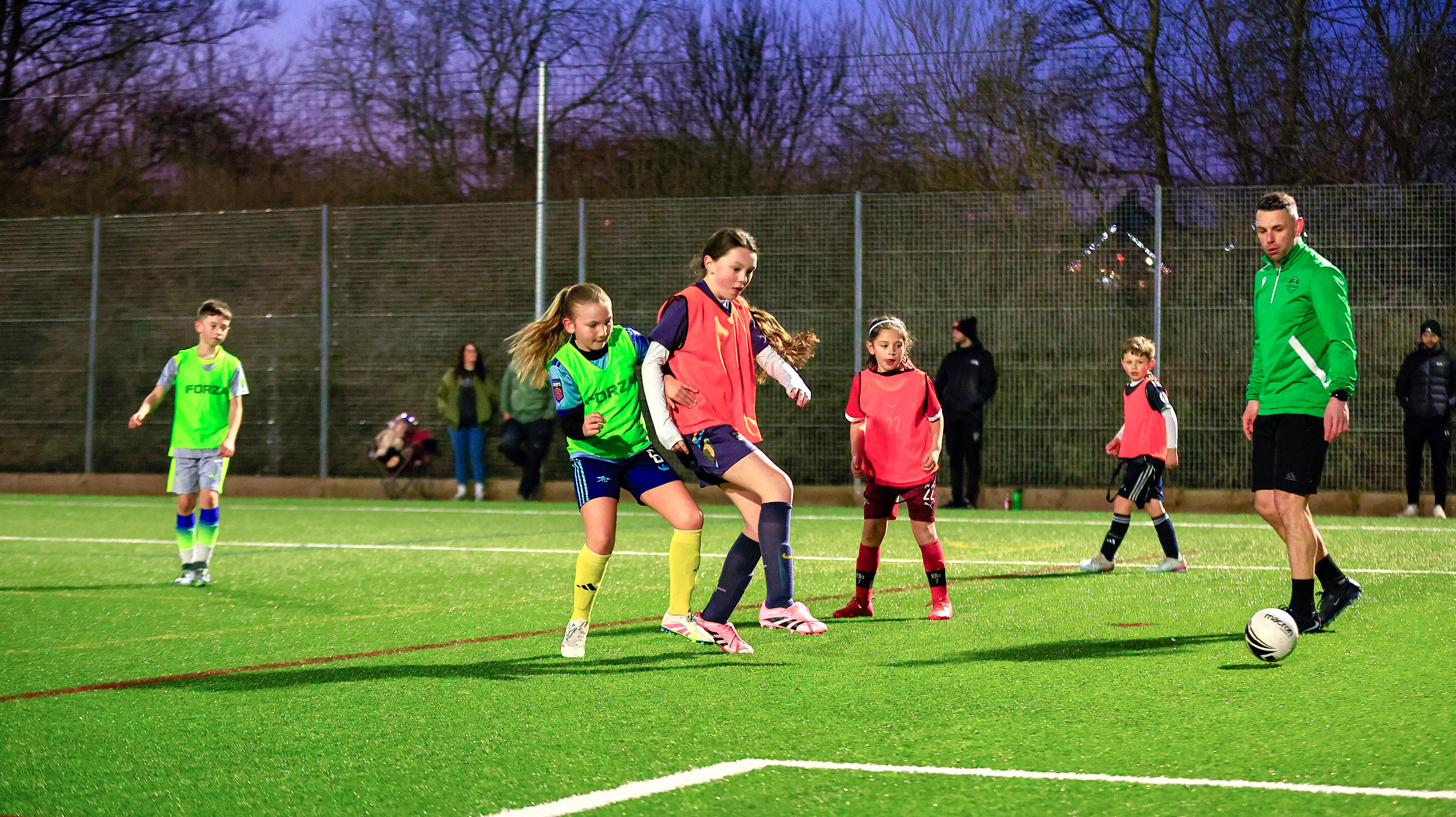 Girls session in action