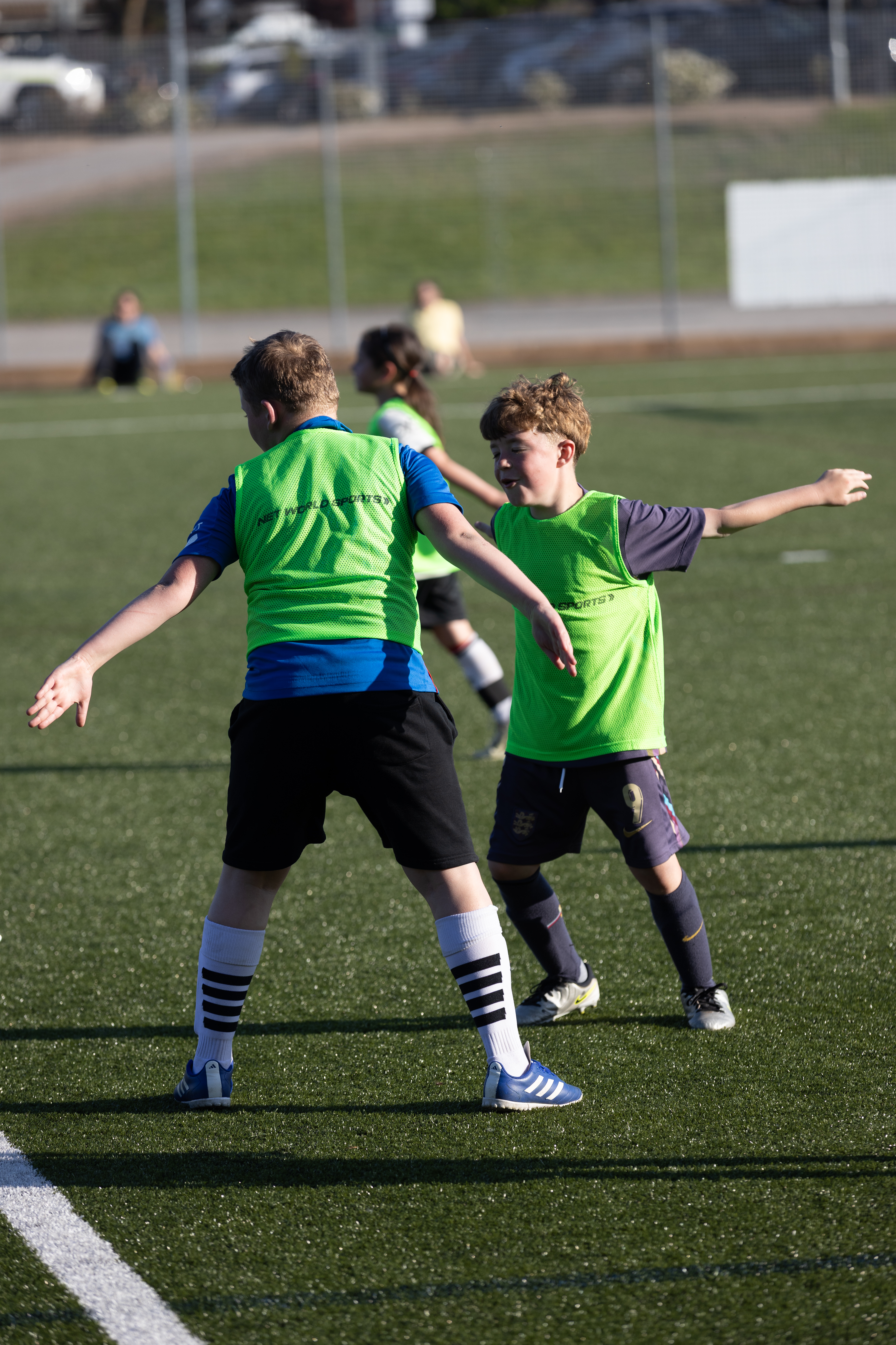 Players training together